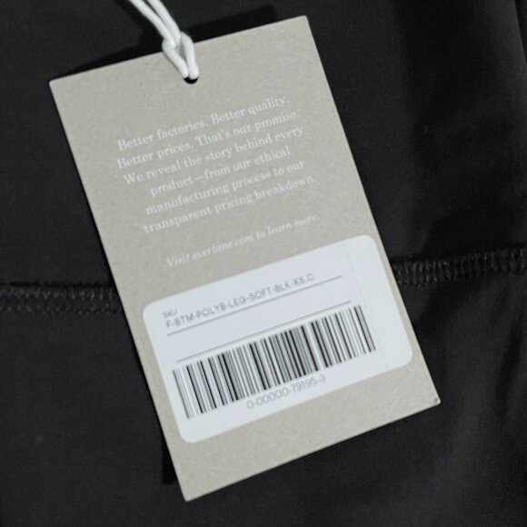 NWT Everlane 3-Piece Bundle Leggings Bike Shorts Womens XS Ankle Length - Picture 4 of 12